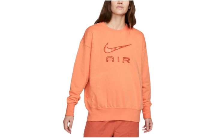 Nike Nike Sweatshirts Women's Orange Crew Neck Moderate Regular