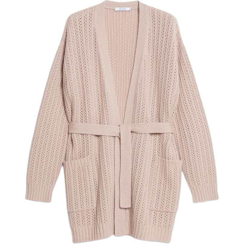 MaxMara Max Mara Balzac Belted Long Sleeved Cardigan