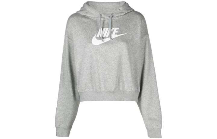 Nike Nike Sweatshirts Women's Light Gray Hooded Moderate Regular