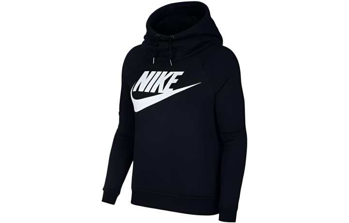 Nike Nike Sweatshirts Women's Black Hooded Moderate Regular