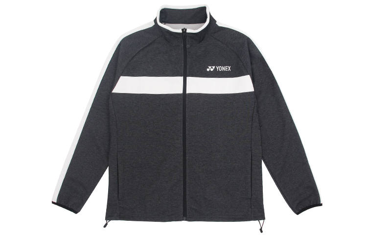 YONEX Jackets Women's Carbon Gray Stand Collar Thickened Chanel Inspired