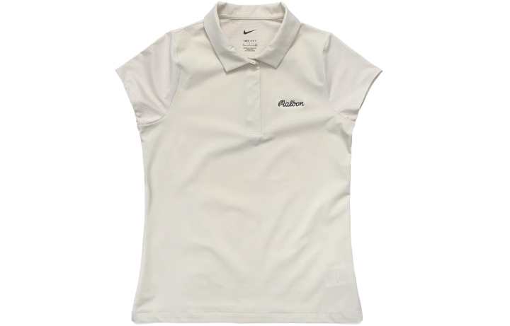 Nike Nike Polo Shirts Women's Light Khaki Polo Collar Moderate Straight Fit