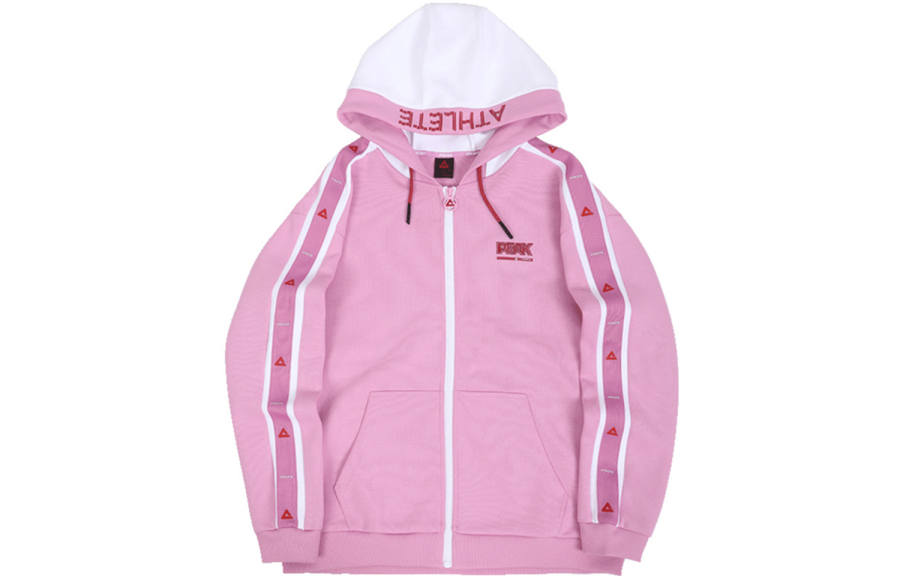PEAK Jackets Women's Pink Butterfly Purple Hooded Moderate Other