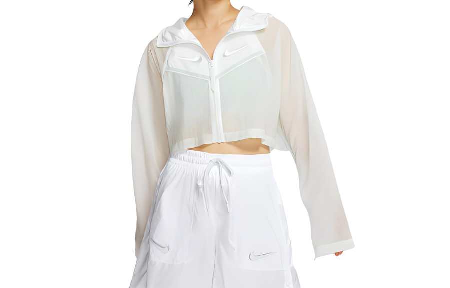 Nike Nike Jackets Women's Fir Wood Light Blue Gray Hooded Thin Other