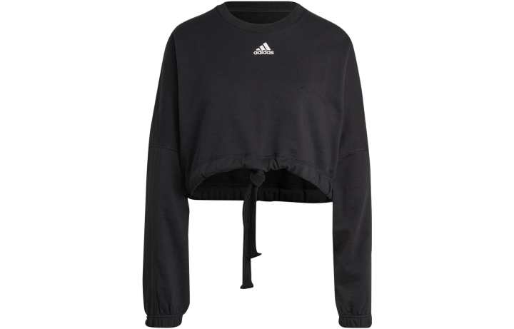Adidas Adidas Sweatshirts Women's Black Crew Neck Moderate Regular