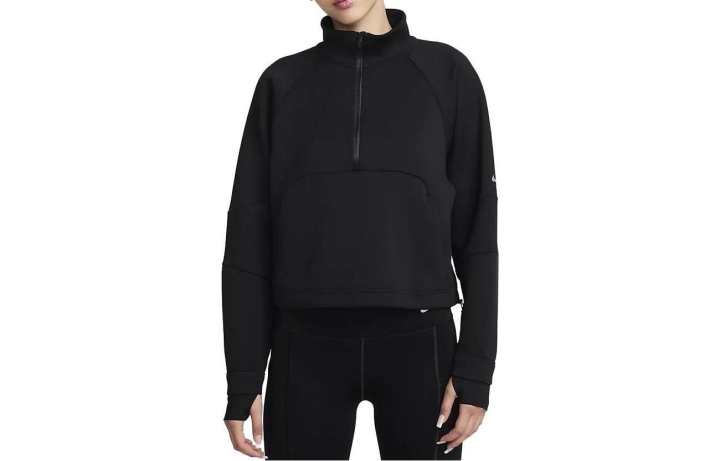 Nike Nike Sweatshirts Women's Black Stand Collar Moderate Regular