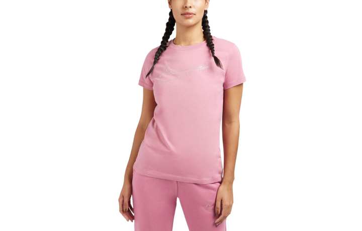 Nike Nike T Shirts Women's Pink Crew Neck Moderate Other