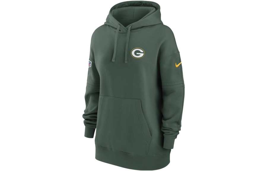 Nike Nike Green Bay Packers Pure Fury Sideline Men's Nike Dri-FIT Nfl Long-Sleeve Hooded Top