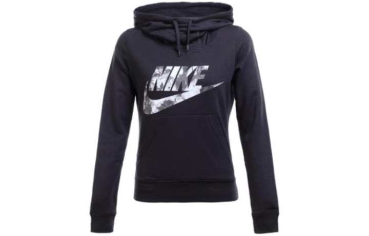 Nike Nike Sweatshirts Women's Black Hooded Non Detachable Moderate