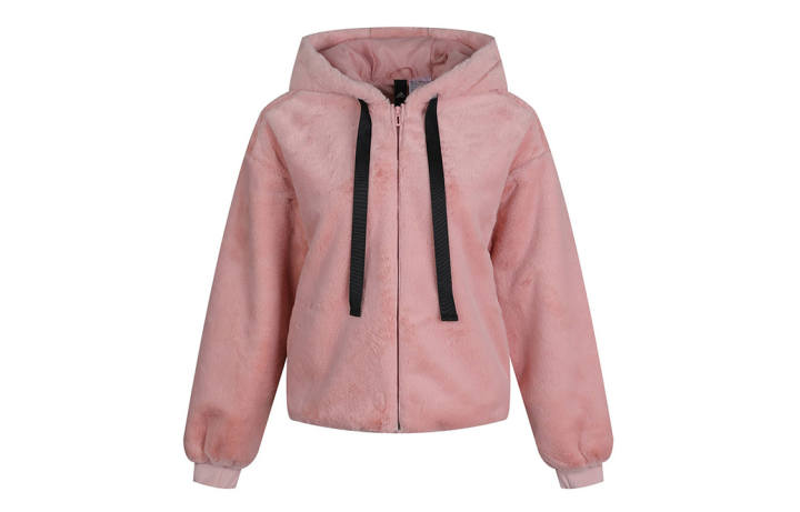 Adidas Adidas Jackets Women's Pink Hooded Thickened Other