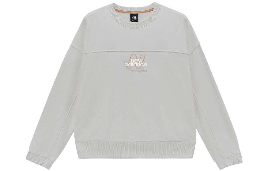 New Balance New Balance Sweatshirts Women's Gray Crew Neck Moderate Regular