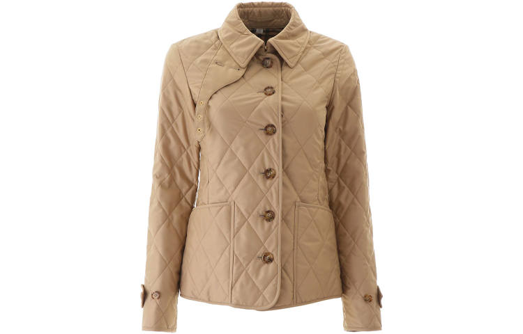 Burberry Puffer Jacket Women's Khaki