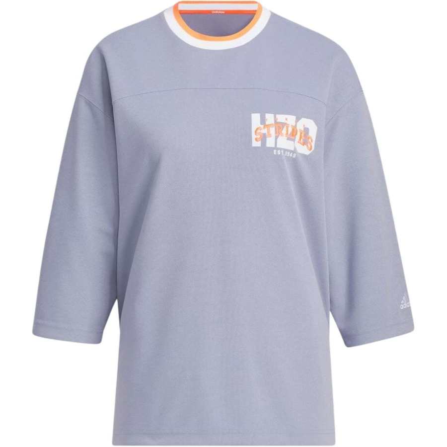 Adidas Adidas Sportswear T Shirt Women's Silver Violet