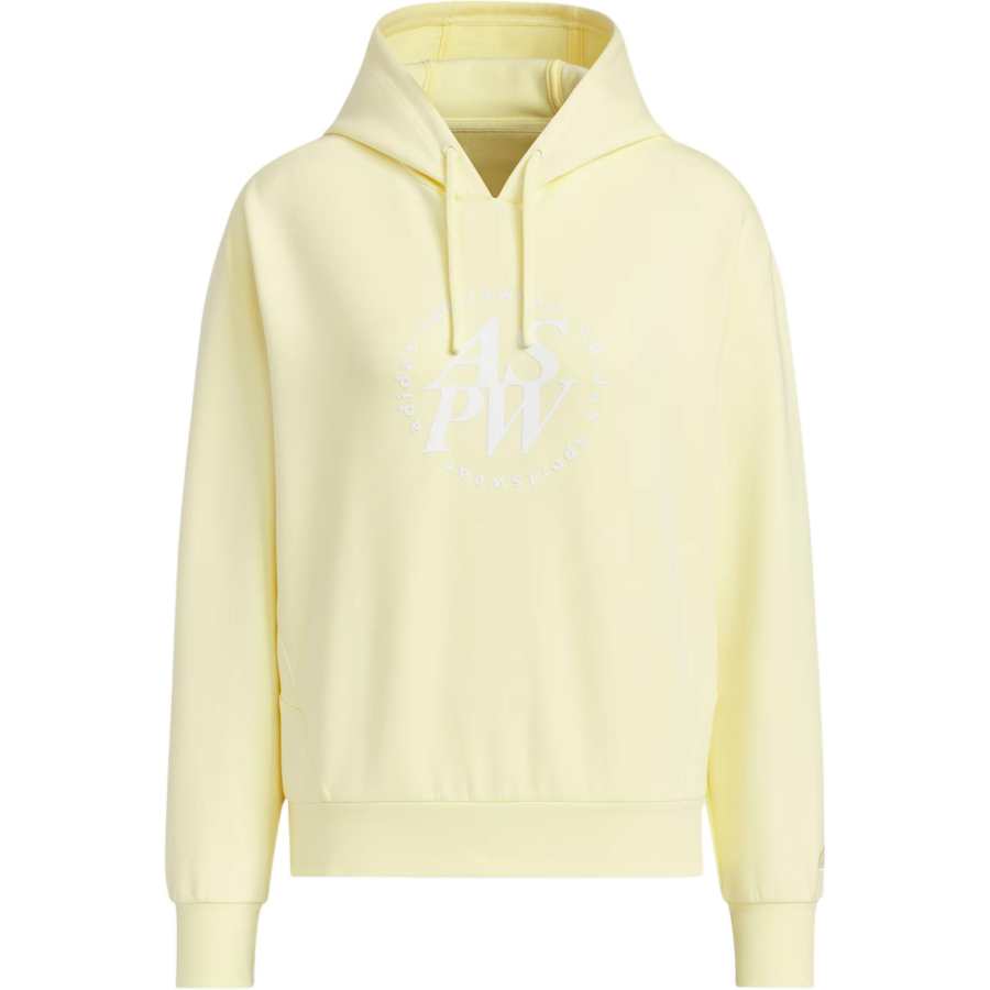 Adidas Adidas Lounge ELEVATED DOUBLEKNIT HOODIE Sweatshirt Women's Yellow