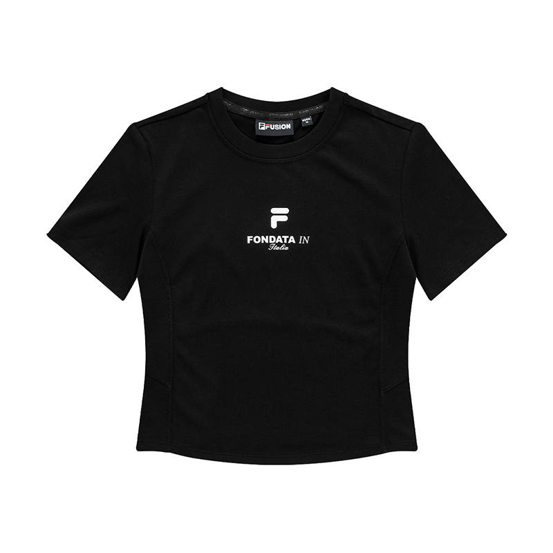 FILA FUSION INLINE T Shirt Women's Jet Black