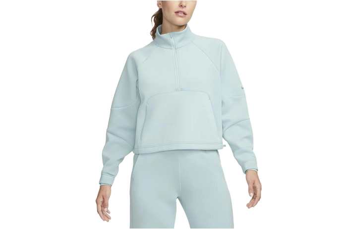 Nike Nike Sweatshirts Women's Turquoise Stand Collar Moderate Regular