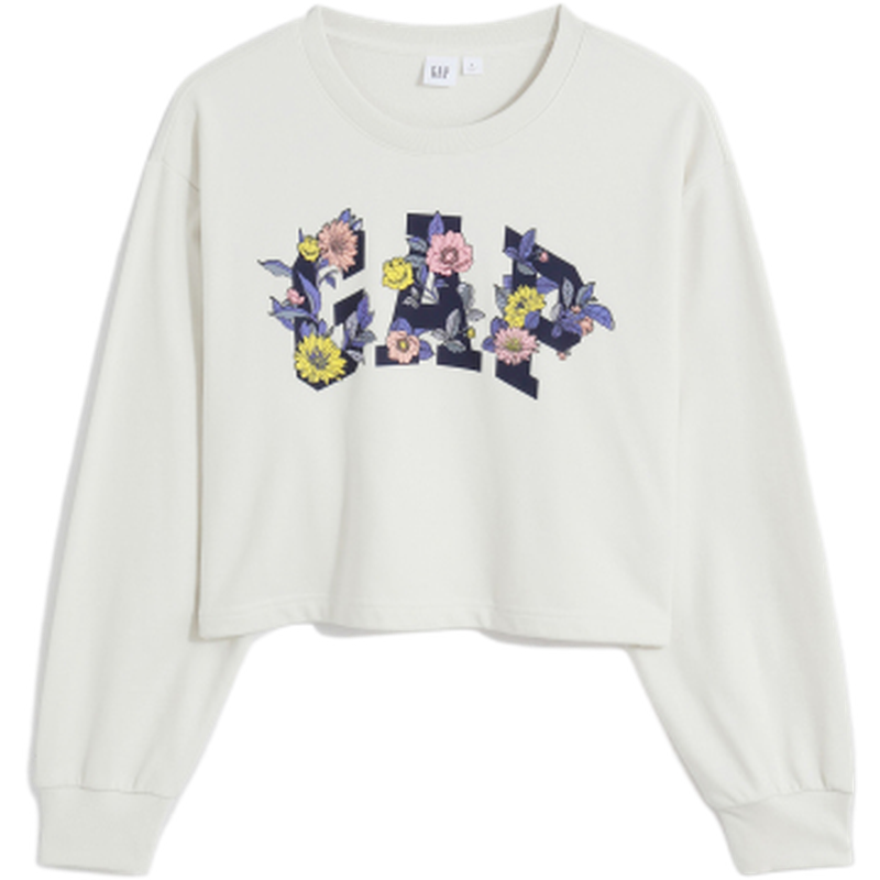 GAP GAP Sweatshirt Women's Gray White