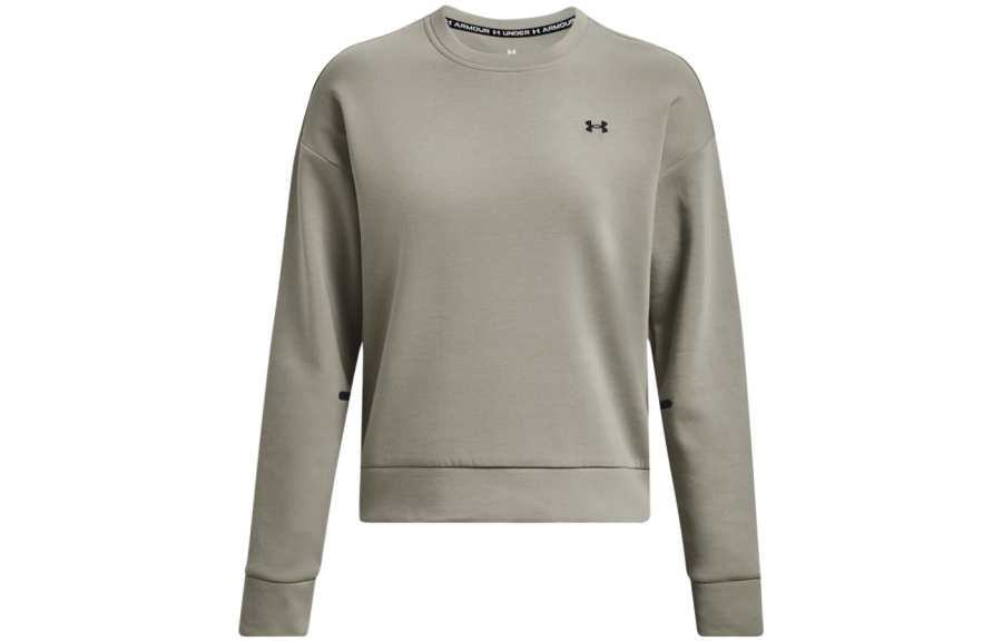 Under Armour Sweatshirts Women's Green Crew Neck Moderate Other