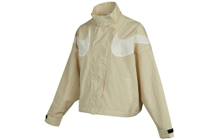 Nike Nike Jackets Women's Khaki Stand Collar Moderate Other