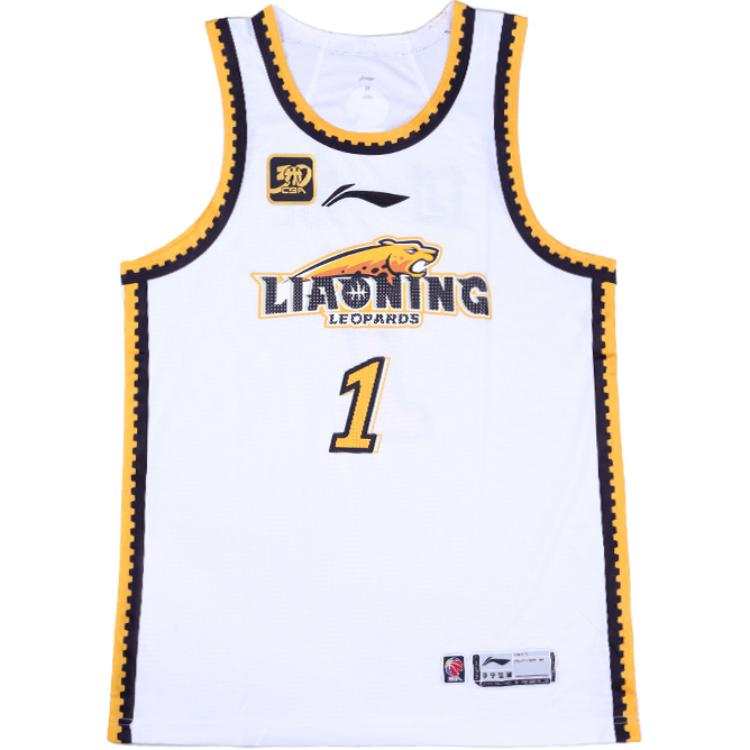 Li-Ning Li Ning CBA Collection Basketball Jersey League Version 24 25, Liaoning Team, Fu Hao Size 1 Men's Standard White