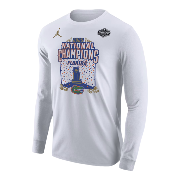 Jordan Jordan Florida Men's Team Men's Jordan College National Champs Long Sleeve T Shirt
