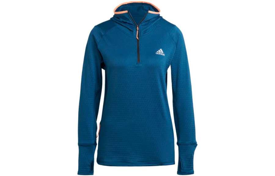 Adidas Adidas Free Shipping With AdiClub X-City Fleece Running Long Sleeve Hoodie
