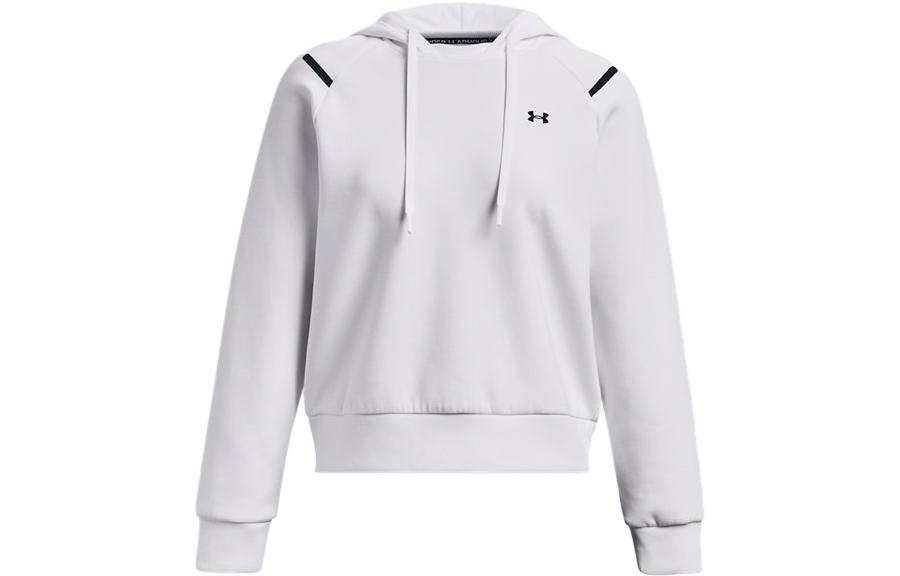 Under Armour Sweatshirts Women's White Hooded Moderate Regular