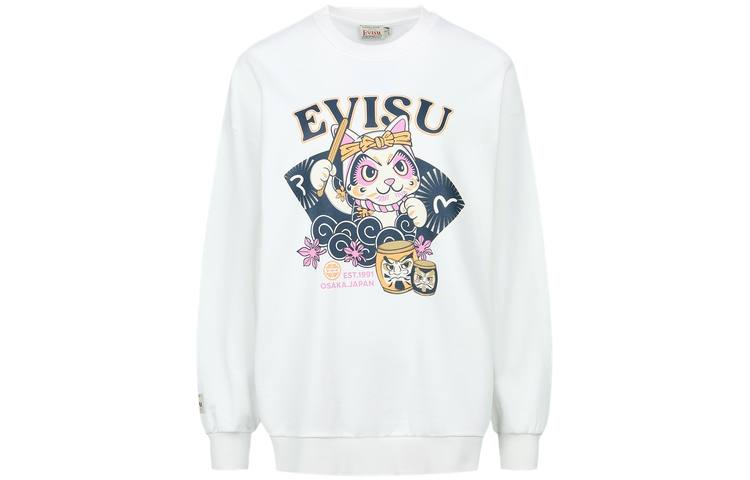 EVISU EVISU Sweatshirts Women's Crew Neck Moderate Regular