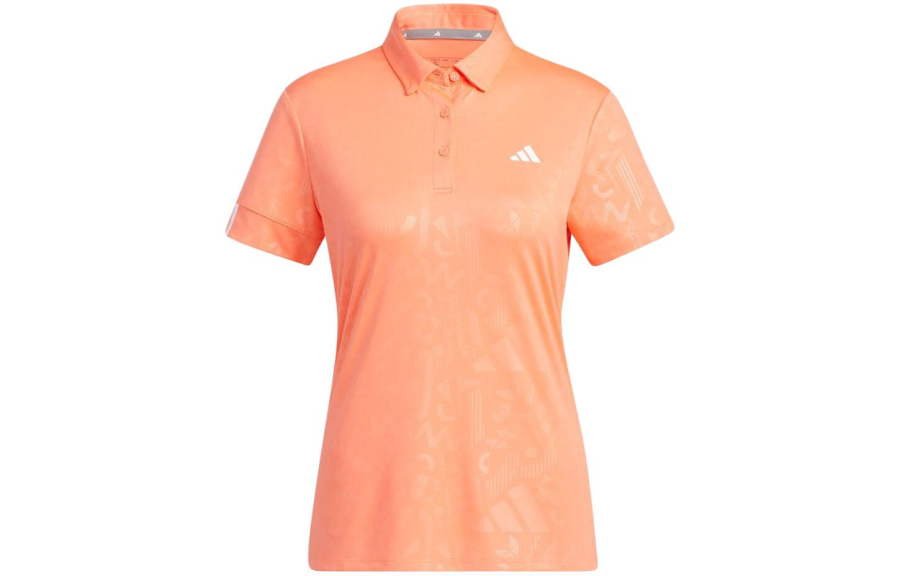 Adidas Adidas Polo Shirts Women's Orange Polo Collar Moderate Other
