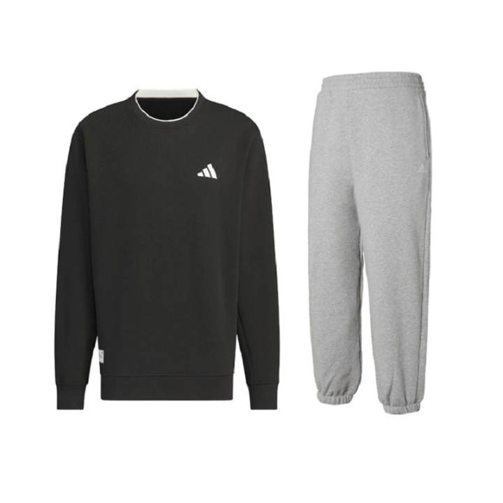 Adidas Adidas Sweatshirt Sets Unisex Crew Neck Moderate