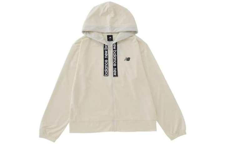 New Balance New Balance Relentless Sweatshirts Women's White Hooded Moderate Regular