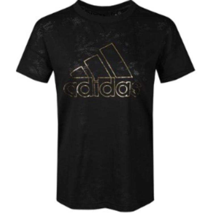 Adidas Adidas T Shirts Women's Black Crew Neck Moderate Straight Fit