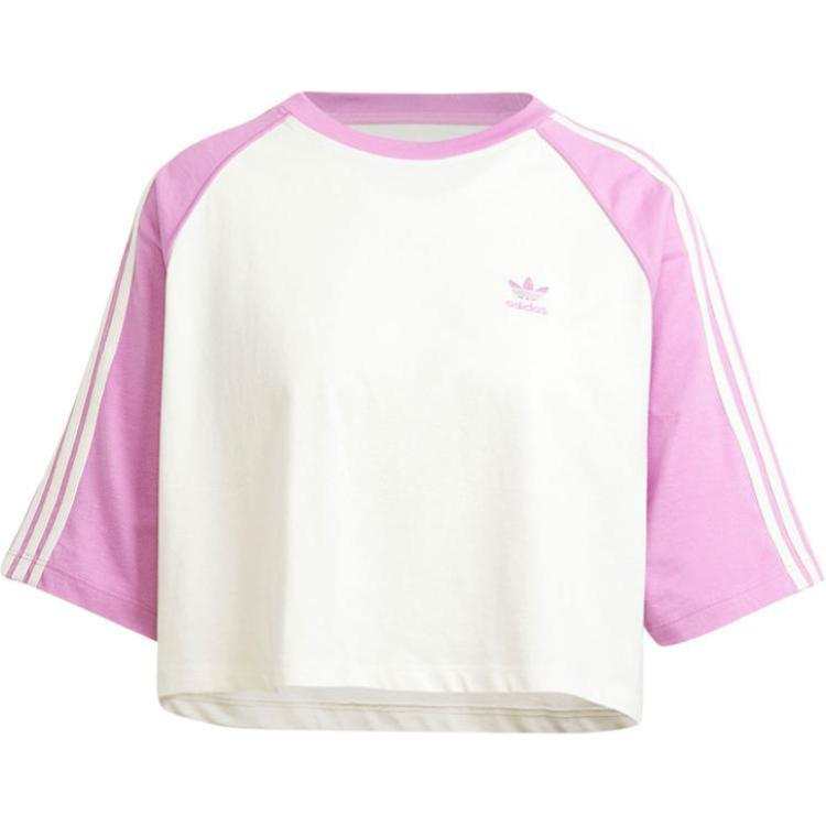 Adidas Originals ADICOLOR T Shirt Women's White/Dark Purple
