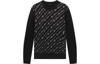VERSACE Sweatshirts Women's Black Crew Neck Moderate Regular