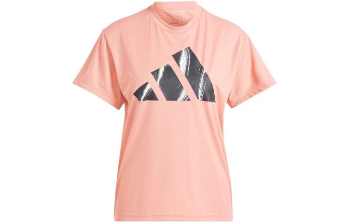 Adidas Adidas T Shirts Women's Pink Crew Neck Thin