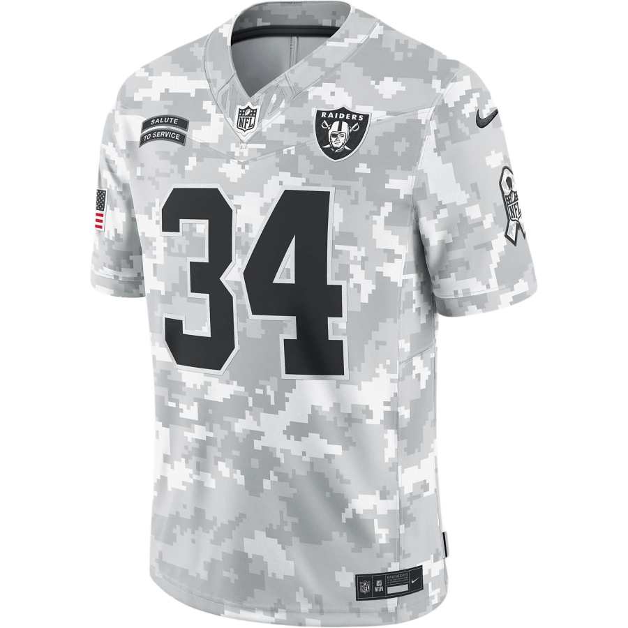 Nike Nike Bo Jackson Las Vegas Raiders Salute To Service Men's Nike Dri FIT Nfl Limited Jersey