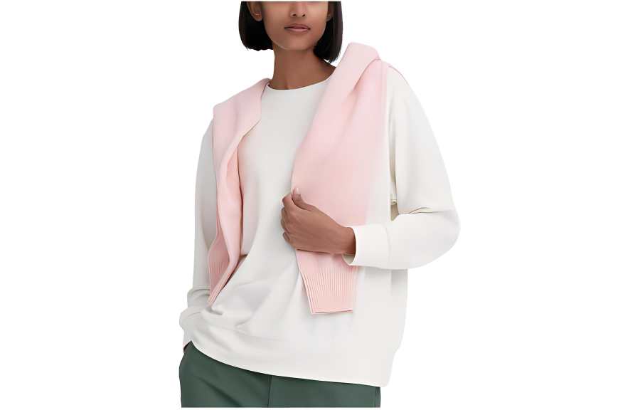 UNIQLO Knitwear Women's Ivory Crew Neck Moderate Other