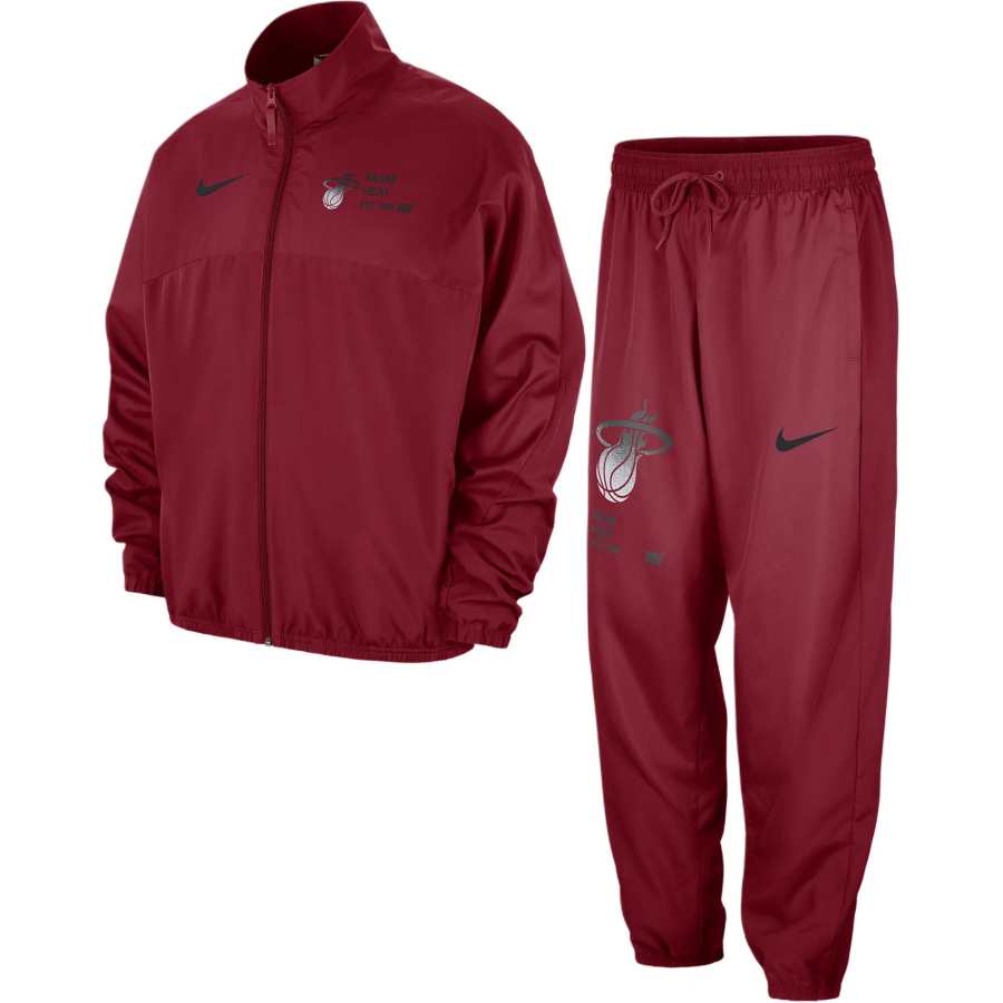 Nike Nike Miami Heat Starting 5 Courtside Casual Sportswear Men's Resilient Red