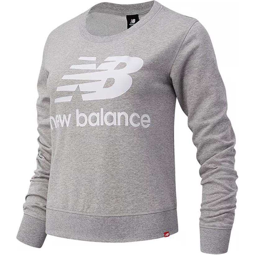 New Balance New Balance Sweatshirts Women's Light Gray Crew Neck Moderate Regular