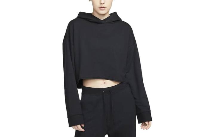 Nike Nike Sweatshirts Women's Black Hooded Moderate Regular