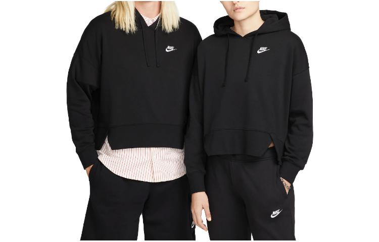 Nike Nike Sweatshirts Women's Black Hooded Moderate Other