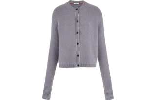 Ferragamo 【Previous Season】logo-plaque crew-neck cardigan