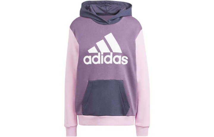 Adidas Adidas Essential Sweatshirts Women's Purple Hooded Moderate Regular