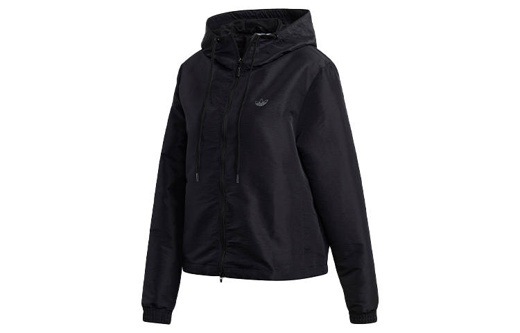 Adidas Originals Jackets Women's Black Hooded Moderate Other