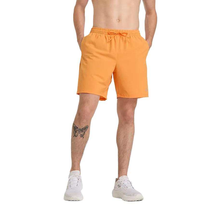 New Balance New Balance Essentials Short 7' Sport Casual Shorts Men's Orange