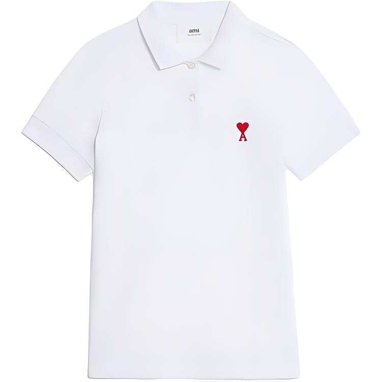 AMIPARIS Polo Shirt Women's White