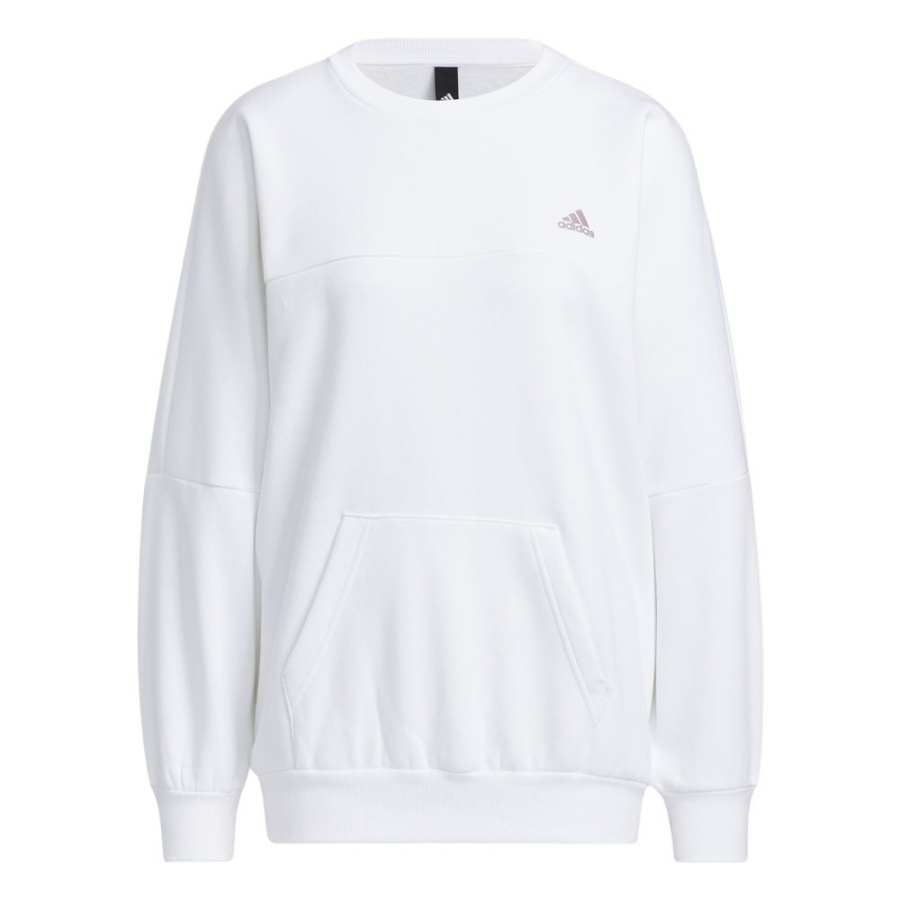 Adidas Adidas Sweatshirts Women's White Crew Neck Moderate Other