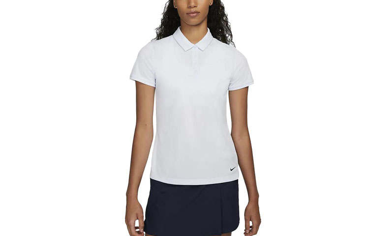 Nike Nike Polo Shirts Women's Soccer Gray Polo Collar Moderate Straight Fit