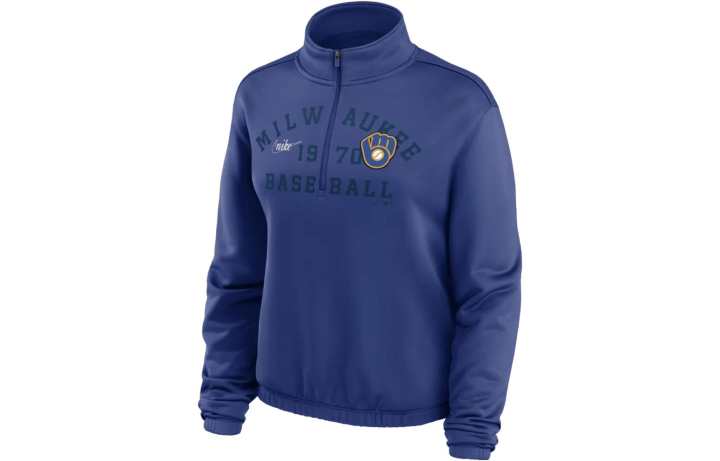 Nike Nike Sweatshirts Women's Blue Stand Collar Moderate Other