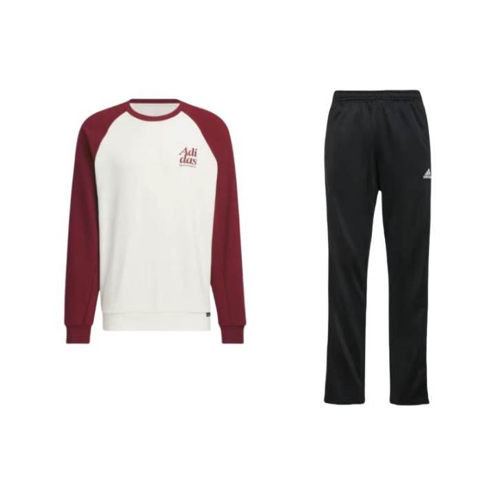 Adidas Adidas Sweatshirt Sets Unisex Crew Neck Moderate